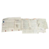 Indentures and conveyances dating from the 1840's to 1890's relating to various land and properti...