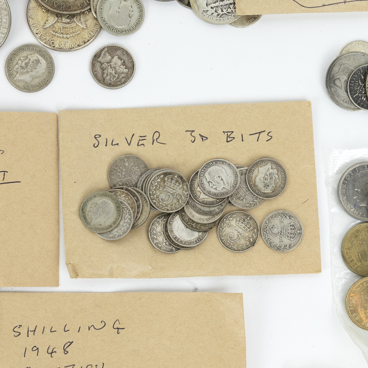 Miscellaneous UK and world coins, mostly 19th and later examples. - Image 3 of 4