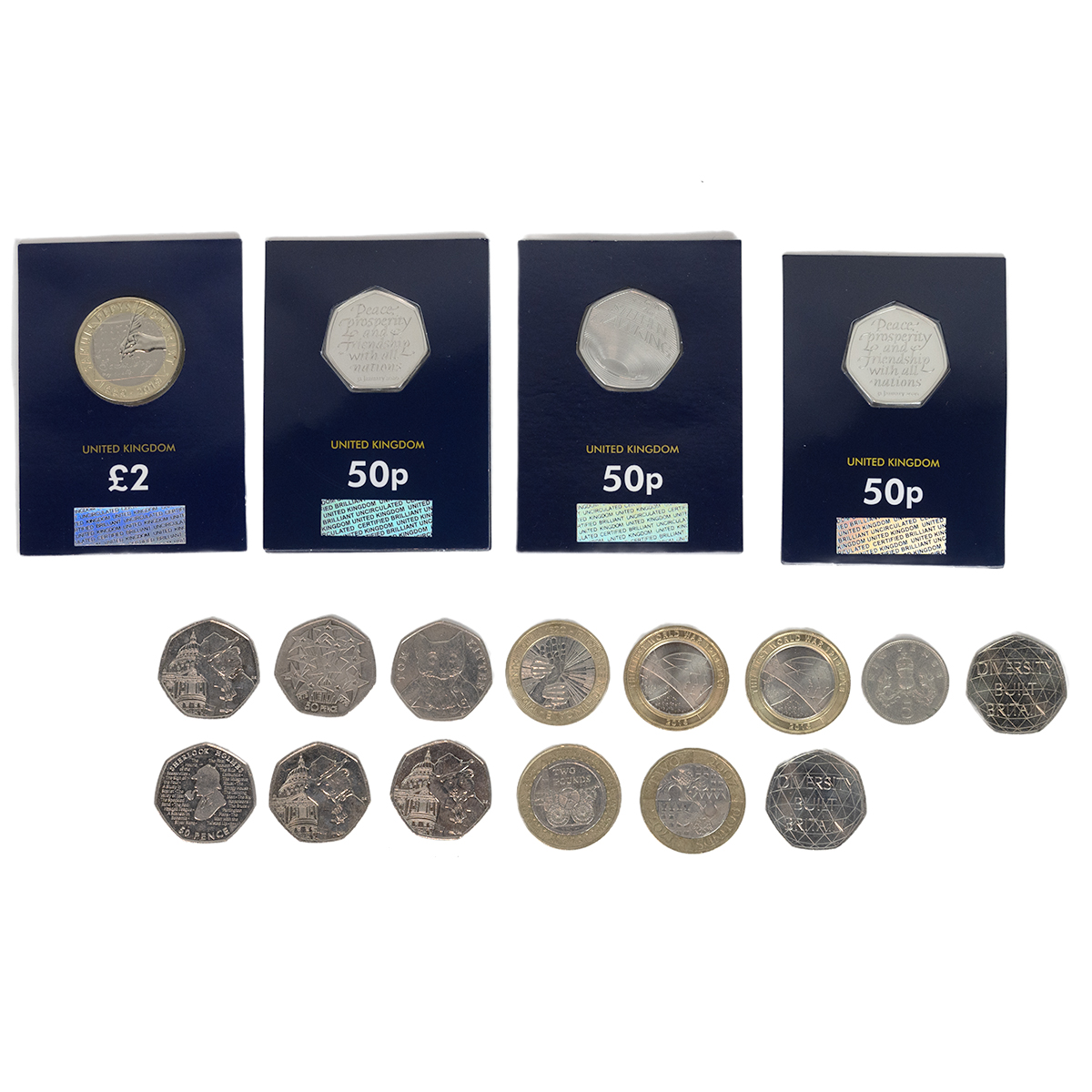 A collection of modern collectors coins sets and parts sets, including "Datestamp" 2021 United Ki... - Image 2 of 3