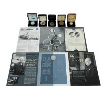 Eight (8) silver proof and base metal collectors coins. Includes (1) 1978 Pobjoy Mint Isle of Man...