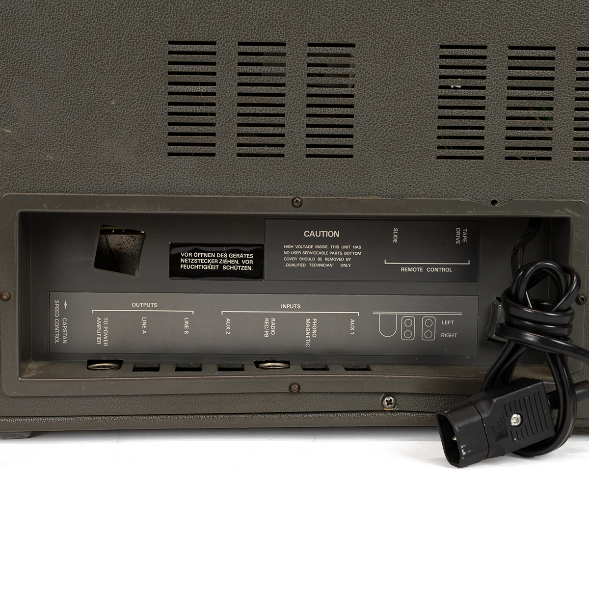 Audio Interest. Vintage 1970s Revox A700 reel to reel tape recorder. 110-250v, 50-60 Hz, 130w. 3 ... - Image 6 of 6