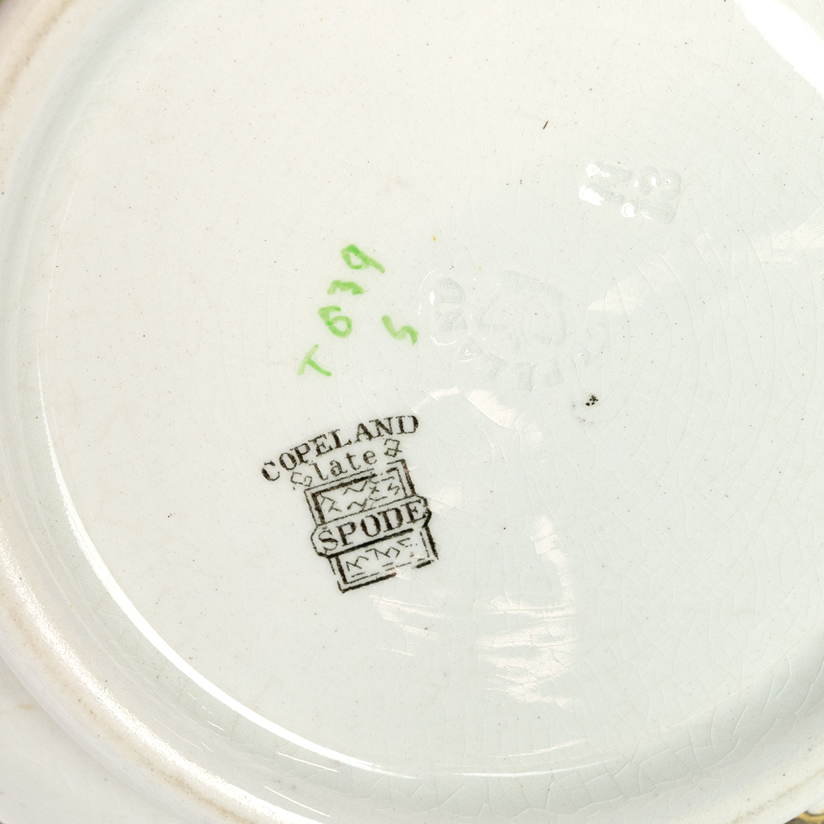 Spode - early 19th Century Peacock pattern No 2118 - part tea service comprising large Teapot wit... - Image 6 of 6