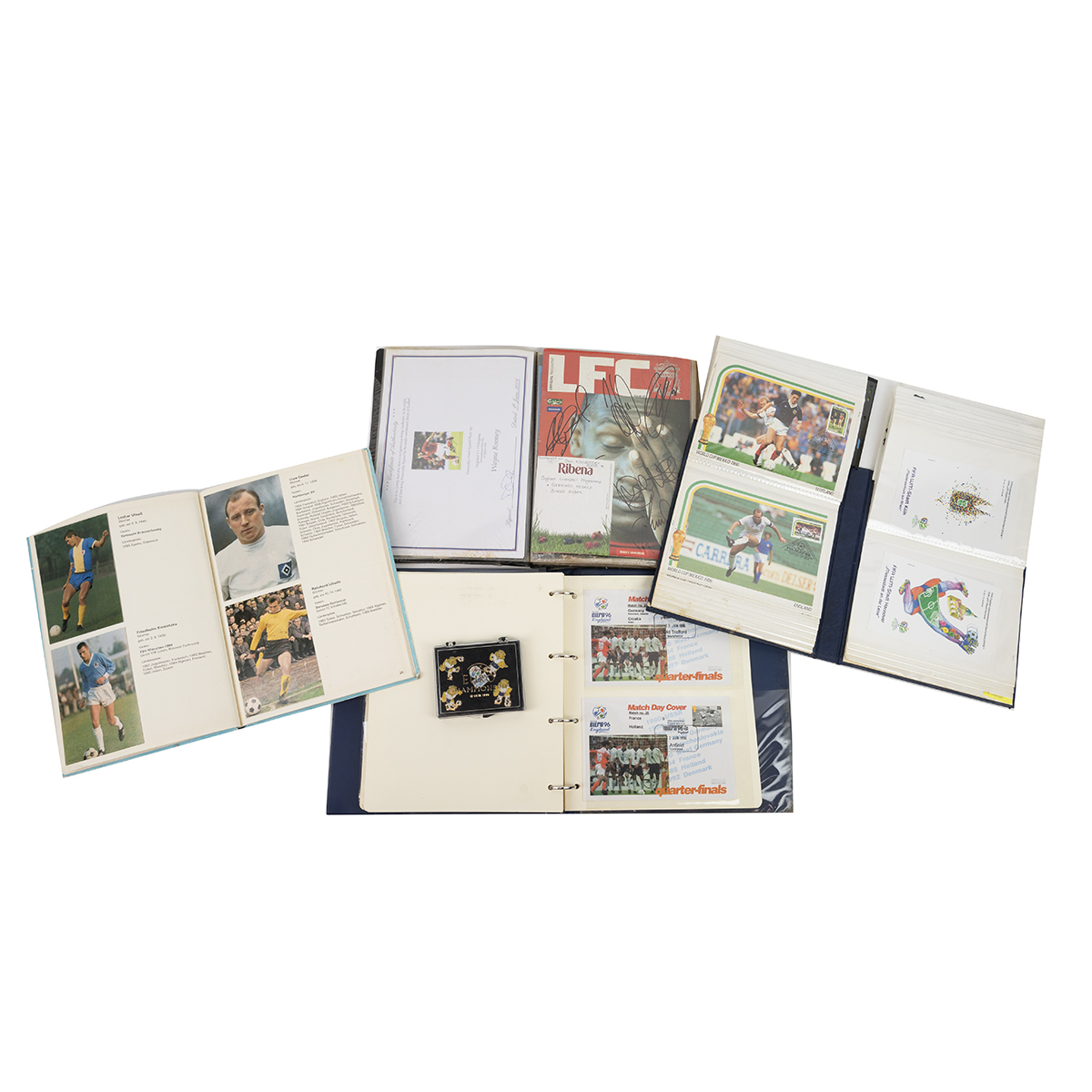 Sporting autographs and World Cup first day cover stamps to include Wayne Rooney (Manchester Unit... - Image 2 of 3