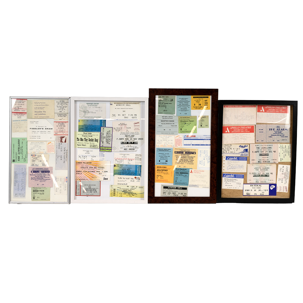 Music/Concert tickets - Large collection of ticket stubs to include The Levellers, Bonnie Tyler, ...