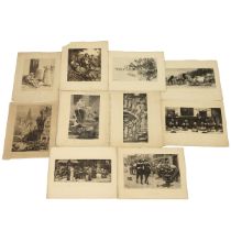 A Collection of 19th century etchings published by Virtue & Co., London, by and after C.W. Bartle...