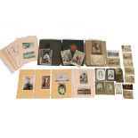 A collection of 20th century postcards, mostly valentines and birthdays contained in three albums...