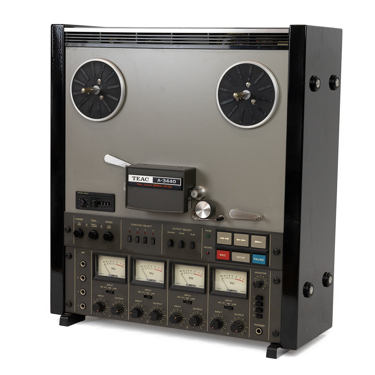 Audio Interest. Vintage TEAC A-3440 reel to reel tape recorder. 4 channel SIMUL-SYNC recording, 3... - Image 3 of 5