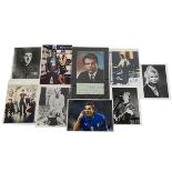 Autographs  - entertainment/T.V./film/music intrest - to include signed Warren Beatty cheque, Pau...