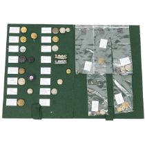 Quantity of LMS railway related badges and buttons. (31)