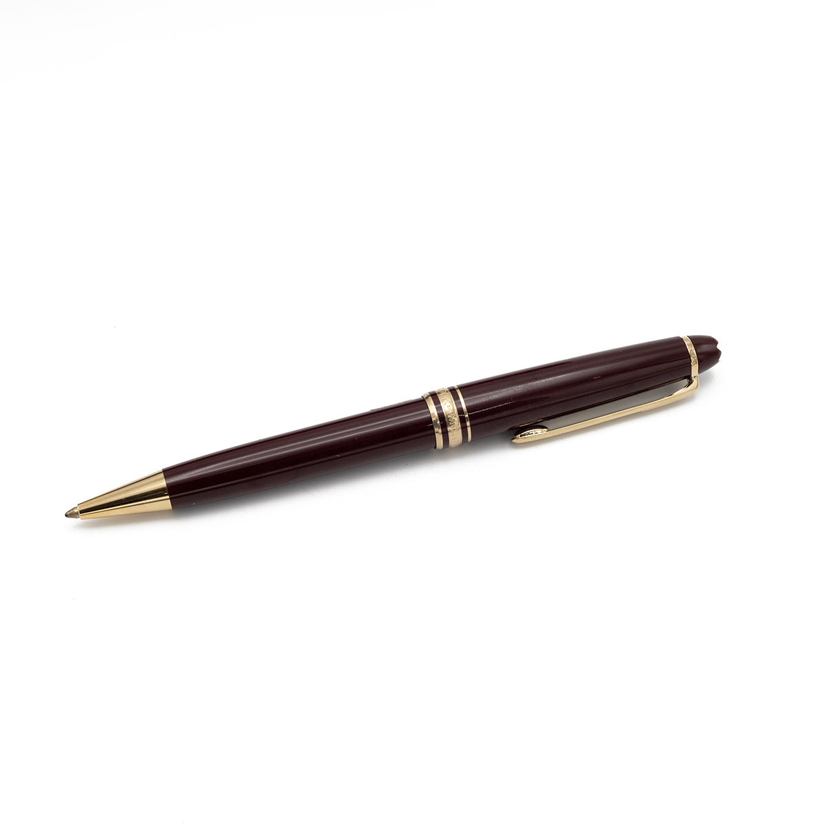Mont Blan Meisterstuck ball point pen in Burgundy, serial number 1C250280, in a clam shell presen... - Image 2 of 5