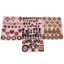 Collection of Rifle Association badges, cloth patches and medals c1850s- 1960s . Badges and medal...