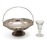 Early 19th Century Deception Glass of typical form with bladed knop to stem (height 11cm) togethe...