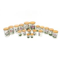 A large collection of Portmeirion Ceramics comprising a Woodland Friends heart shaped lidded trin...