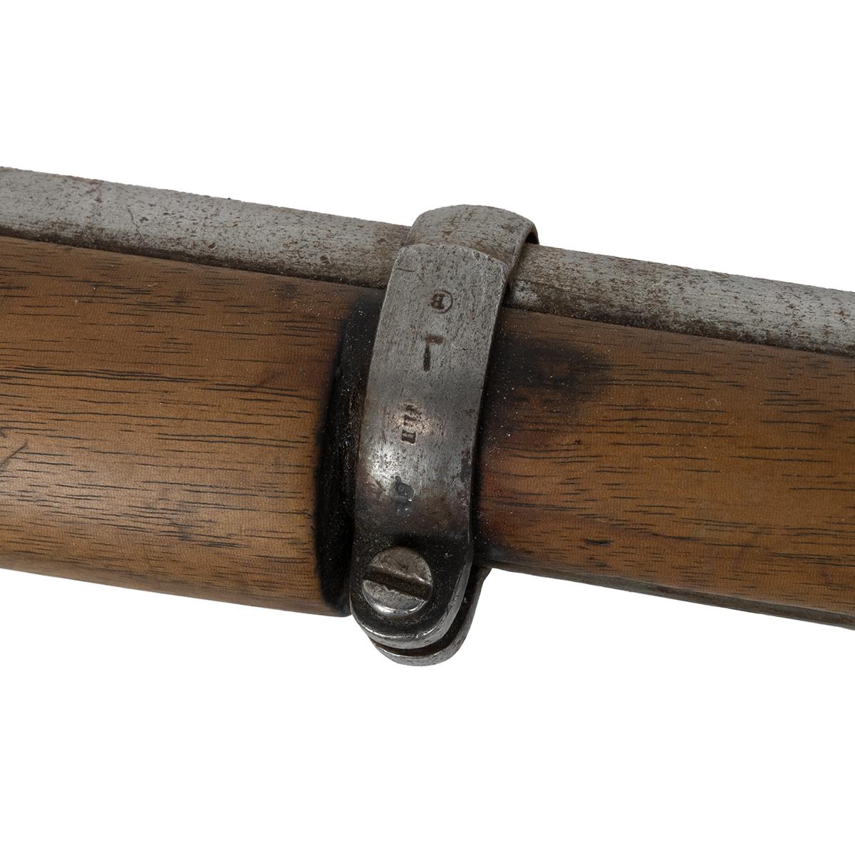 Enfield muzzle loading rifle, dated 1871 with Crown and VR to rear of hammer and proof marks to r... - Bild 3 aus 5