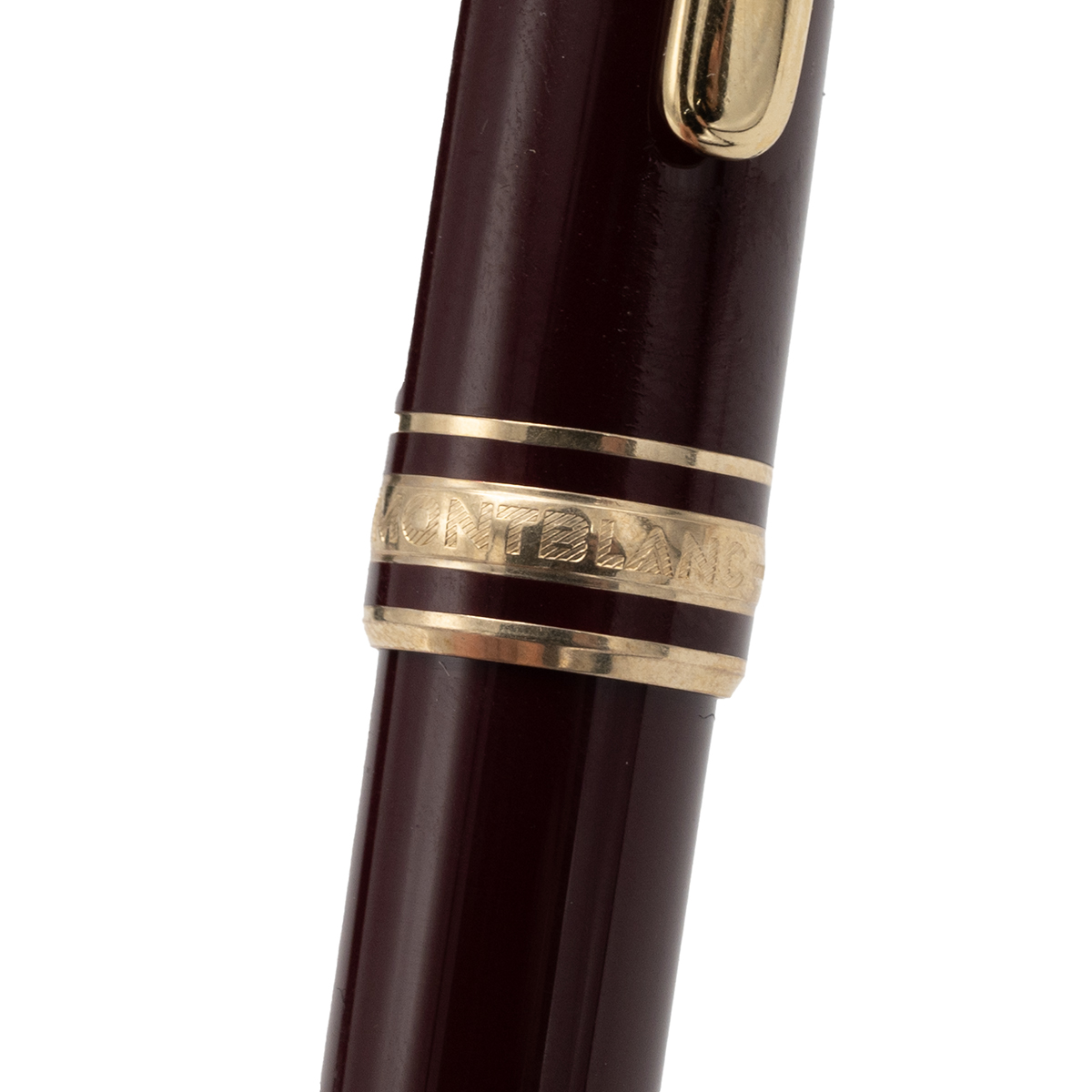 Mont Blan Meisterstuck ball point pen in Burgundy, serial number 1C250280, in a clam shell presen... - Image 3 of 5
