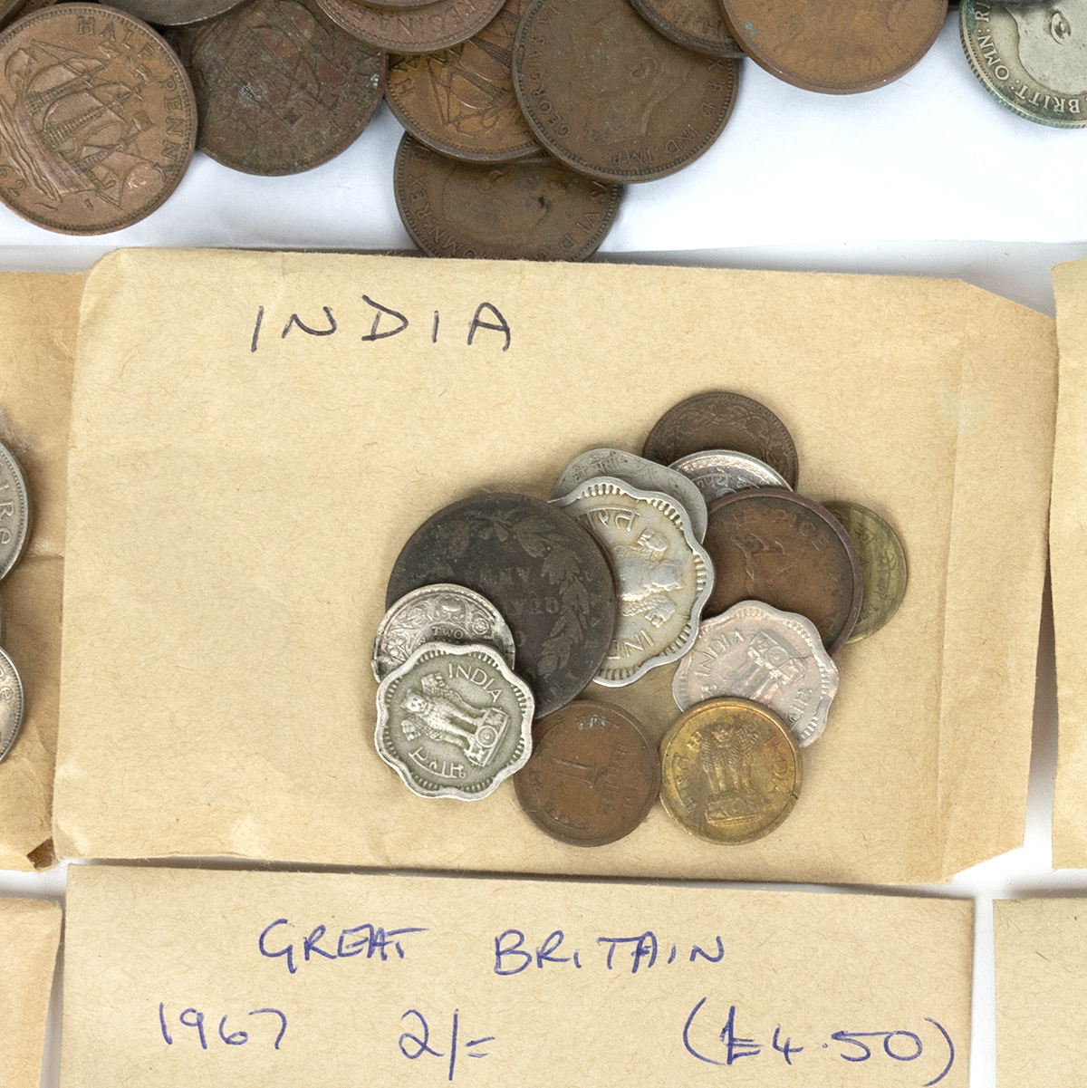 Miscellaneous UK and world coins, mostly 19th and later examples. - Image 4 of 4