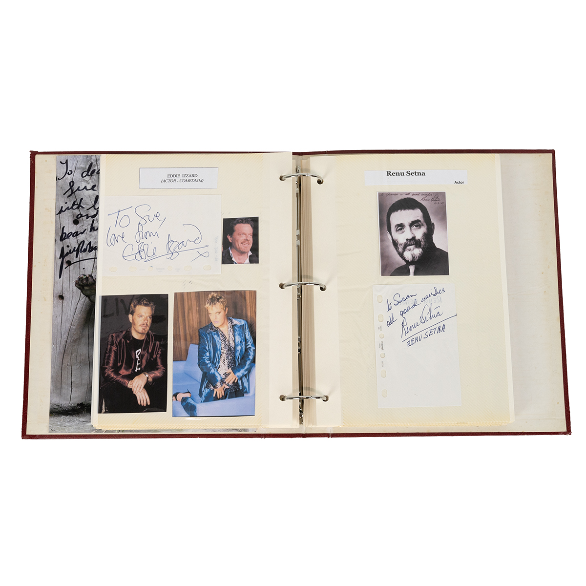 Autographs - A good collection of entertainment, music and sporting autographs to include Noel Ga...