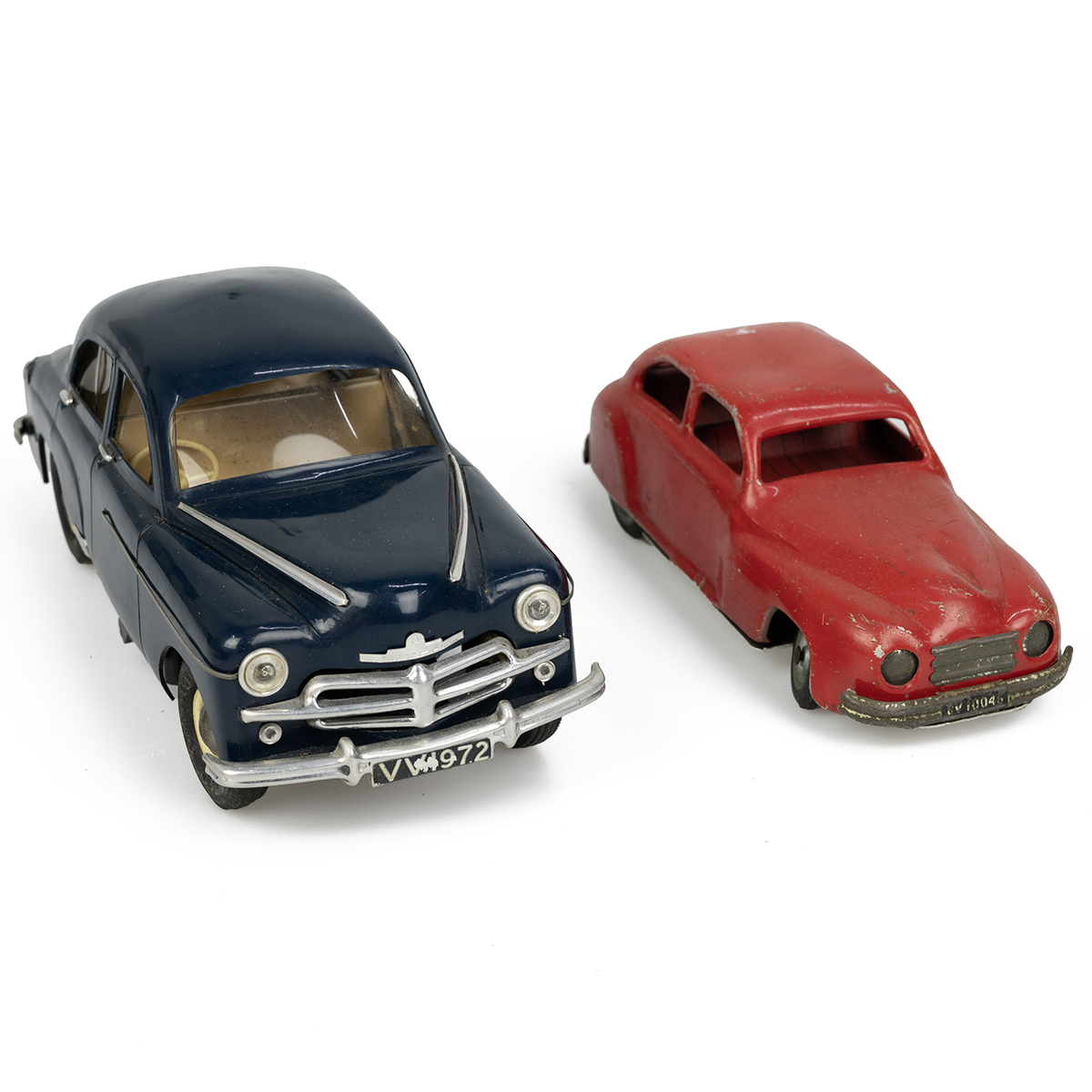 Chad Valley Remote Control Car in Box, red tinplate body; together with Vauxhall Velox 1/18 scale... - Image 3 of 4