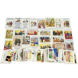A good collection of 1950s and later comical postcards, including Donald Gill, Fitzpatrick, Tempe...