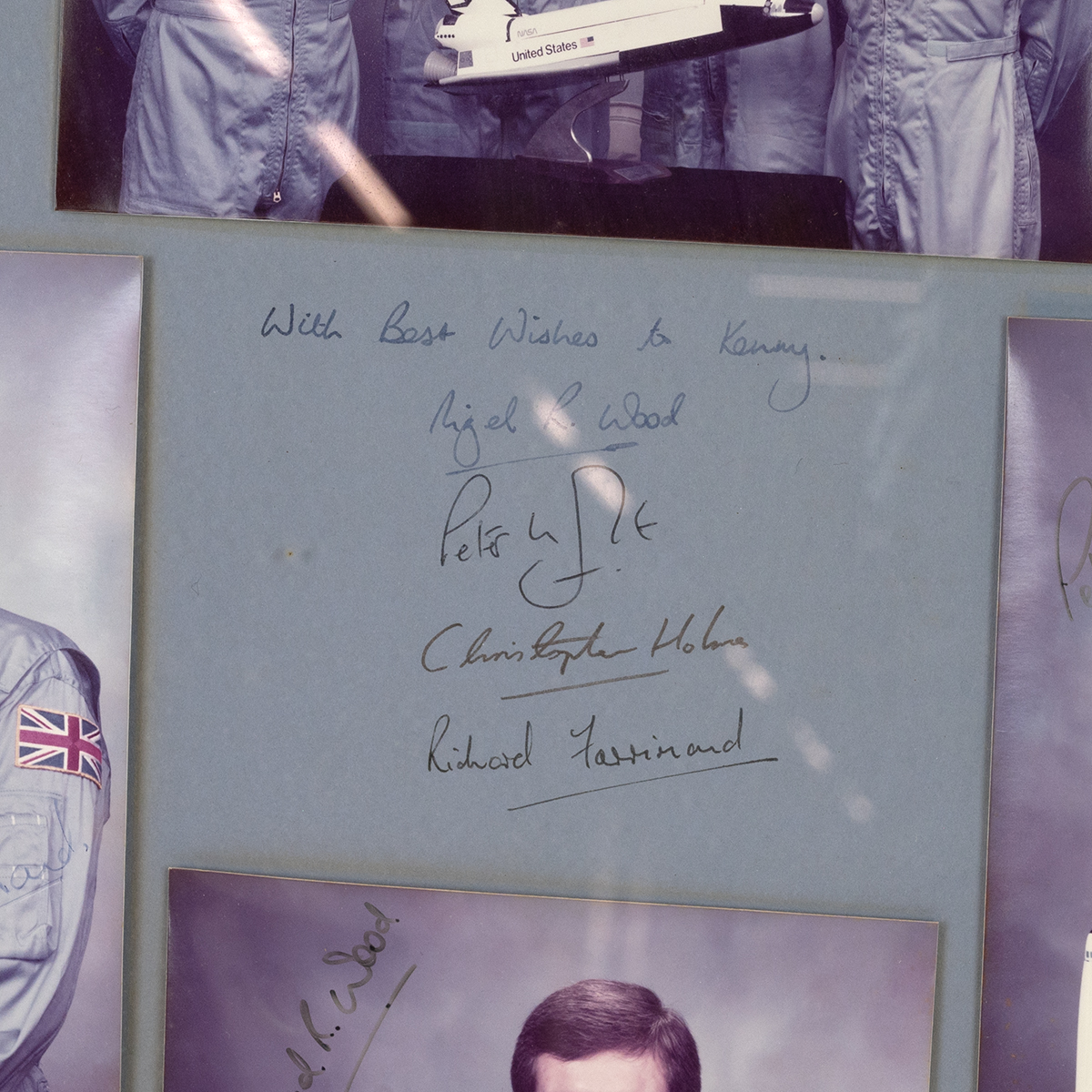 Space interest. Framed signed photographs of British astronauts titled 'The 1st Astronauts of Gre... - Bild 2 aus 2