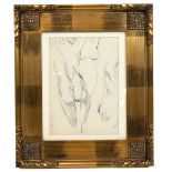 Laura Hawley (20th century) - Studies of a Female Nude, pencil on paper, signed and dated in brow...