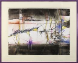 Juncker, Hermann Theophil (geb. 1929), "Aurore", Aquarell, 1994, im Bild handschriftlich betitelt,