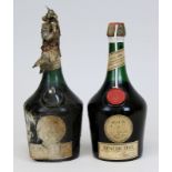 2 Flaschen Bénédictine Liquor, D.O.M., Abbatiae Fiscanensis, Füllhöhe: obere Schulter/Halsansatz,