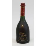 Eine Flasche Cognac, 2. H. 20. Jh., Comte Joseph, V.S.O.P., Les Grandes Chais de France, Petersbach,