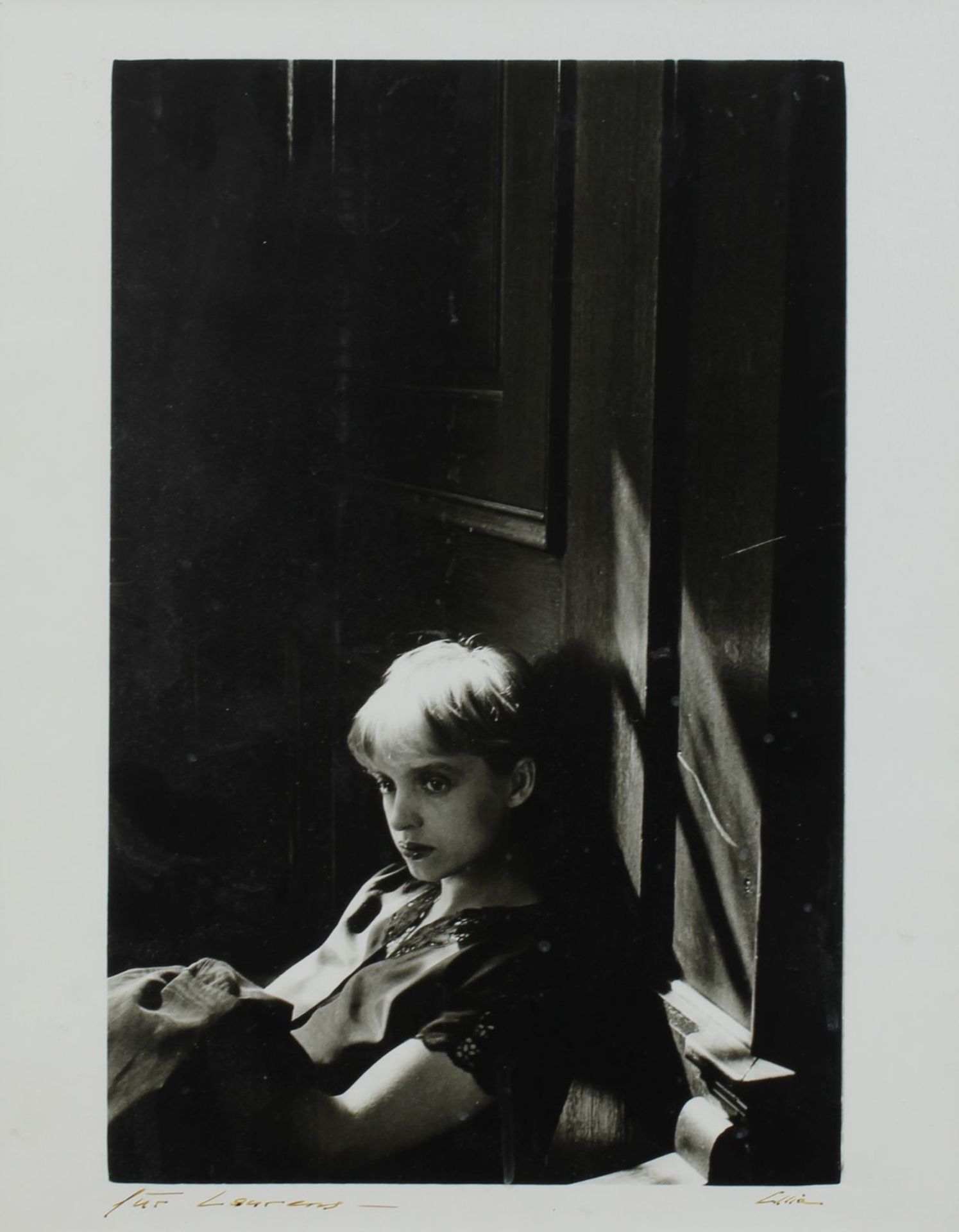 Katharina Thalbach, schwarzweiß Photographie, 30,5 x 24 cm, unt. der Darstellung unlerserlich - Bild 3 aus 5