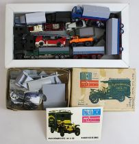 Konvolut Modellautos, 20. Jh., ein DIXI SM 15 Lastwagen - Modell, Maßstab 1 : 25, kompl. Bausatz