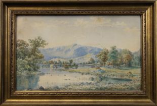 Aquarellist, England 19. Jh., Rydal Water - Rydal Lake, Westmorland, Aquarell, re. unt.