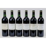 6 Flaschen 1997er Château Jeanrousse, Fronsac, Saint-Aignan, Gironde, Lugon, Bordeaux, Medaille de