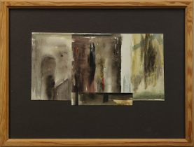 Juncker, Hermann Theophil (Ludwigshafen 1929, zugeschrieben), Triptychon, Aquarell, 1981, 4