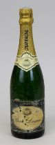 Eine Flasche Champagner, Brut, Pierre Lascaut, Rémy Galichet, Bouzy, Etikett mit Altersspuren,