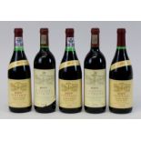 5 Flaschen Rotwein Südafrika: 3 Flaschen 1988er Vintage KWV Pinotage, Coastal Region, KWV, Paarl und