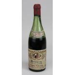 Eine Flasche 1953er Mercurey, Eugéne Lebreton, Nuits-St.-Georges, Etikett besch., Füllhöhe: unter