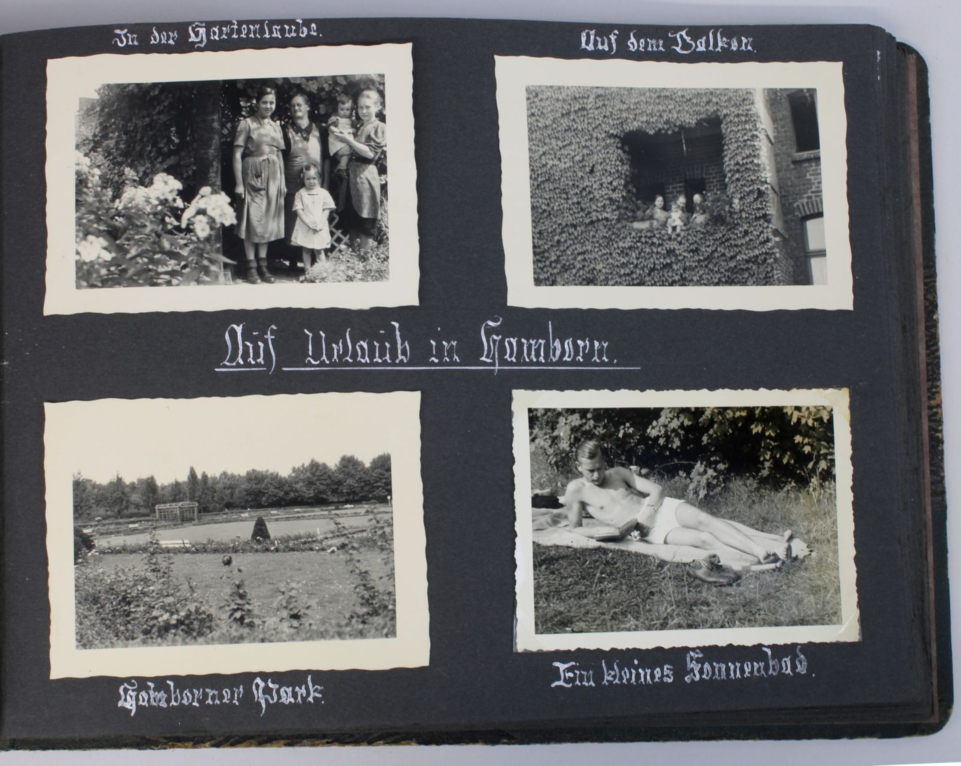 Fotoalbum 1939-40, Deutsches Reich 1933-45, erste Seite beschriftet "Erinnerungen an meine - Bild 6 aus 7