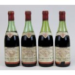 Vier Flaschen 1967er Mercurey Clos Du Roi, Petiot Frères & Regnier, Chalon sur Saône, Füllhöhen: