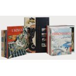 11 Bücher zu japanischen Holzschnitten, u.a.: W. von Seidlitz u. D. Amsden "Ukiyo - E", Sirocco