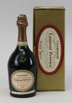 Eine Flasche Champagner, Laurent Perrier, Grand Vin de Champagne, Cuvée, Rosé Brut, 0,75 L.,