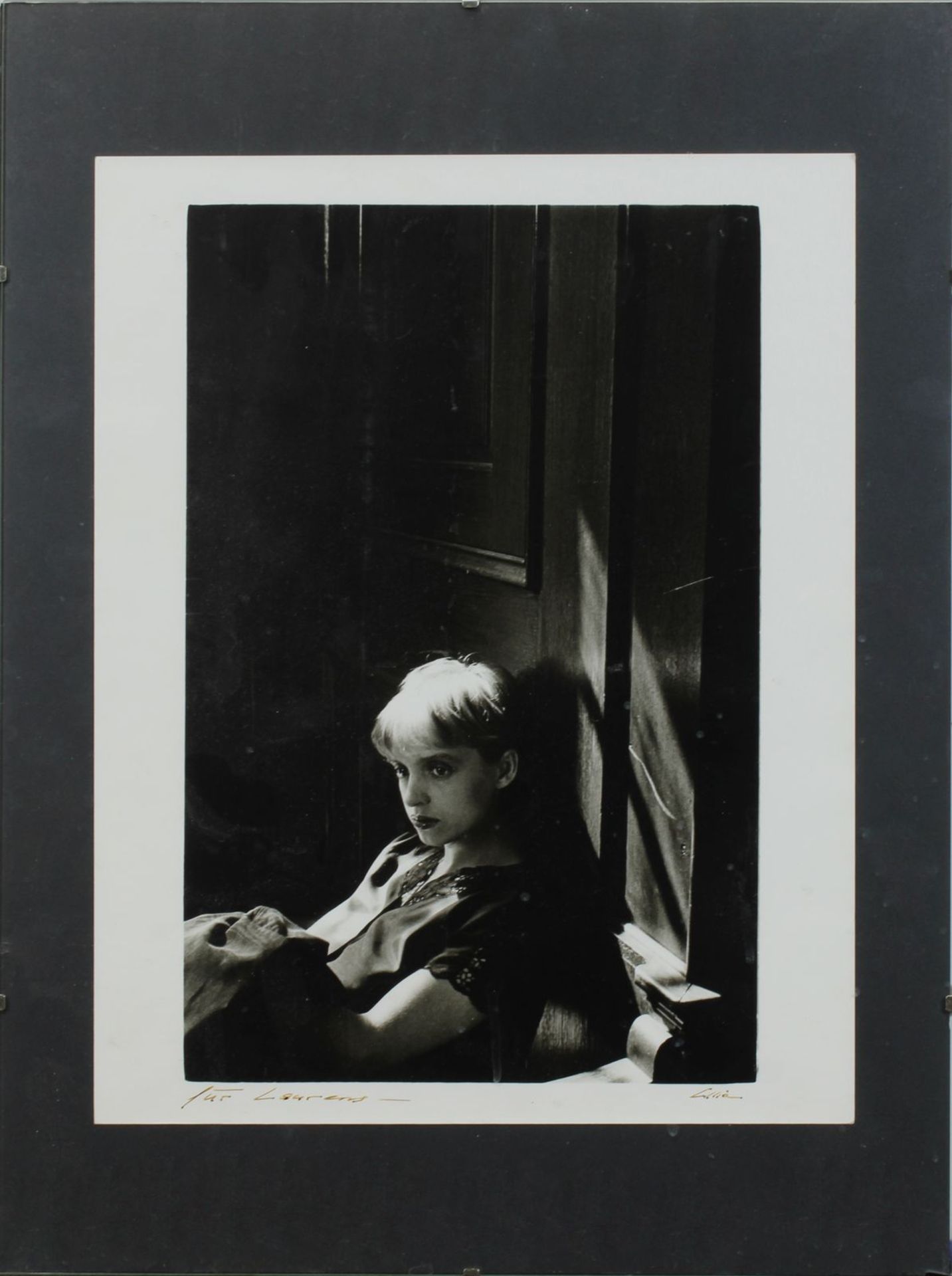 Katharina Thalbach, schwarzweiß Photographie, 30,5 x 24 cm, unt. der Darstellung unlerserlich - Bild 2 aus 5