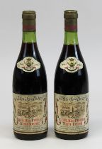 2 Flaschen 1964er Château du Prieure, Saint-Joseph, Côtes du Rhône, Girodit-Henry, Beaune, Côte d'