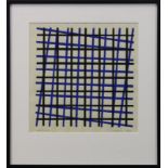 Prentice, David (Großbritannien 1936 - 2014), "Field Grid 3", Frablithografie, am unteren Rand