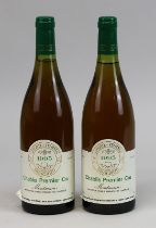 2 Flaschen 1995er Chablis Premier Cru, Montmains, Jean - Marc Brocard, Préhy, Chablis, jeweils