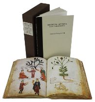 Faksimileausgabe u. "Commentarium" der "Medicina Antiqua", farbige Faksimileausgabe des Codex