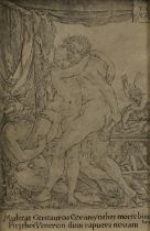 Aldegrever, Heinrich (Paderborn 1502 - 1555 Soest), Herkules verhindert die Entführung der