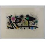 Miro, Joan (Barcelona 1893 - 1983 Palma), "Sculptures", Farblithographie, 1974, im Stein sign., 54,5