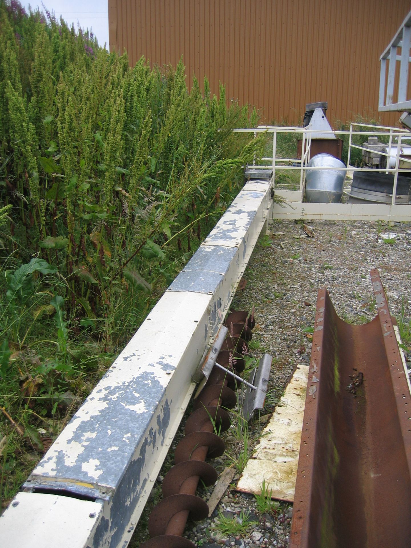 Chain & Flight - 200mm wide Chain and Flight Conveyor, 8.0 metres long with galvanised case 320 mm - Bild 2 aus 2