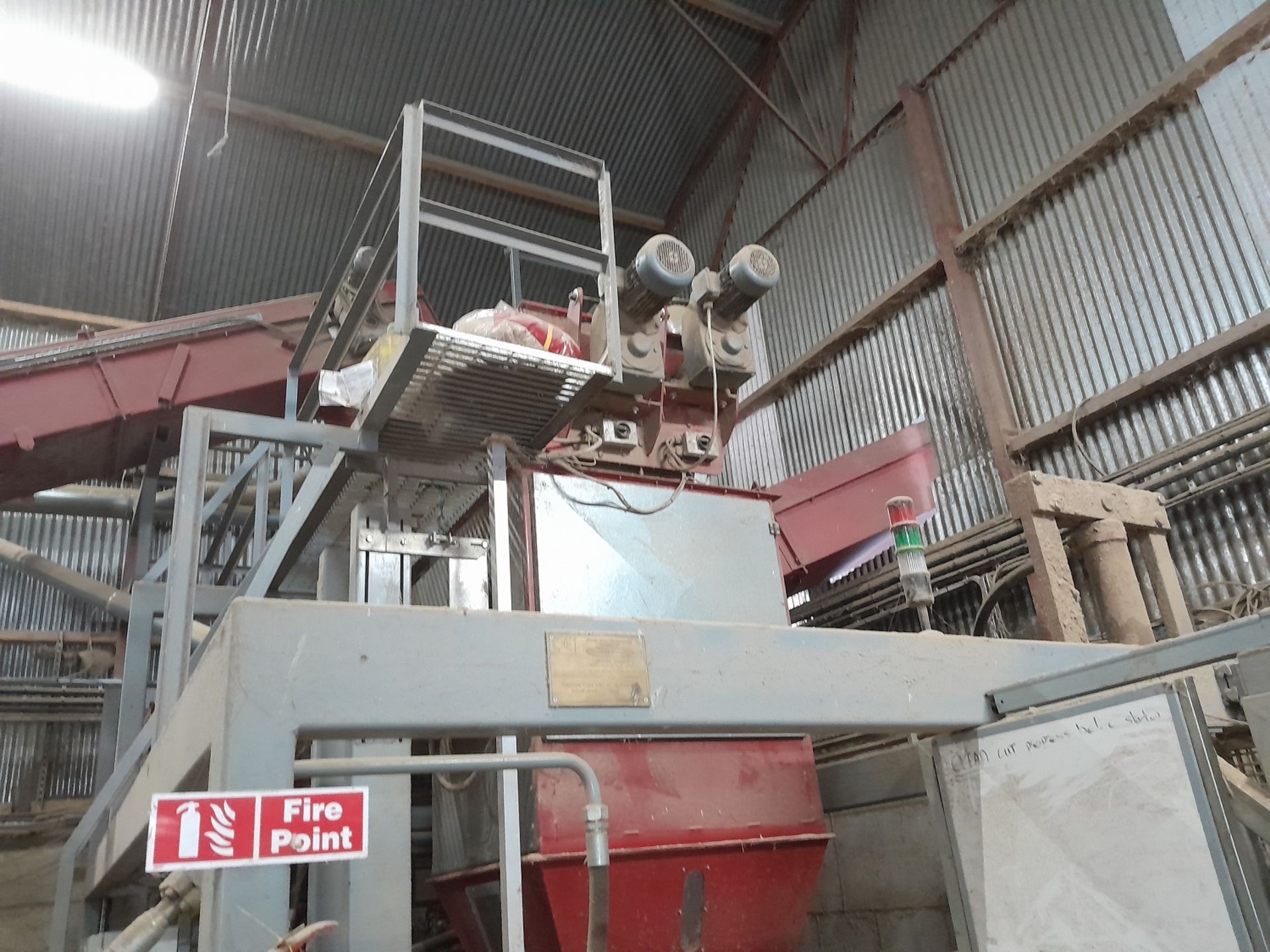 Baler - Mesken-Haule Jumbo baler built 2008 and commissioned 2009. Can bale shavings or chopped - Image 3 of 12