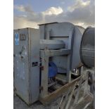 Centrifugal Fan - Jorgan Hansen centrifugal fan model DAT 1000-90/R with backward sloping blades.